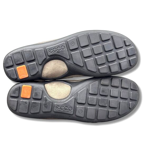 ECCO Slip-On Shoes Wmn Size 41 / US 10 Gold Bronze Leather Mesh Barefoot Walking - Picture 10 of 13